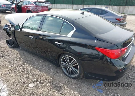 2014 Infiniti Q50 Premium из США, поврежденный, VIN JN1BV7AR3EM704499